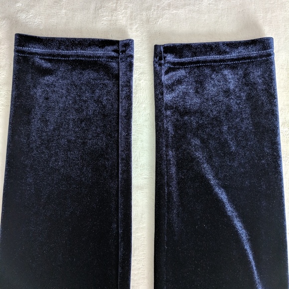 Alexander Wang Blue Velvet Legging Size XS - Picture 3 of 5